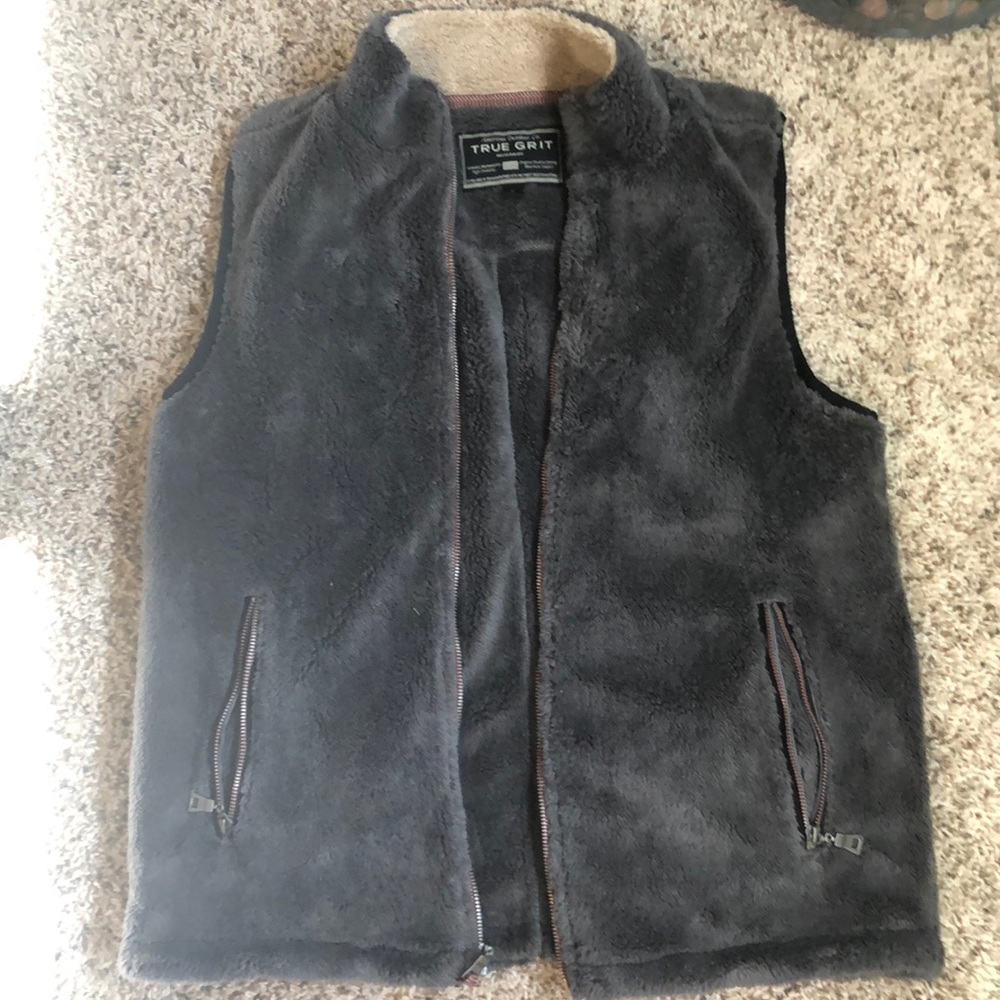 True Grit Dark Gray Vest